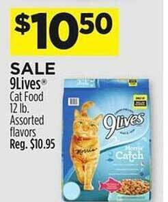 Dollar General 9lives cat food offer