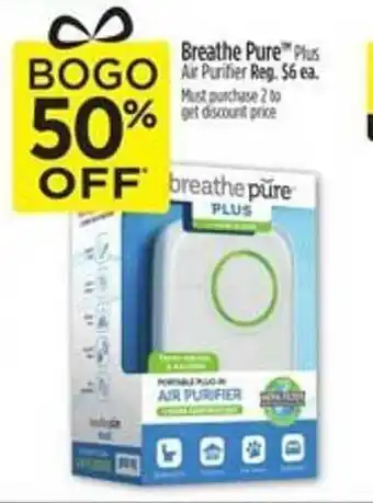 Dollar General Breathe pure plus air purifier offer