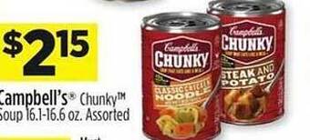 Dollar General Campbell's chunky soup offer