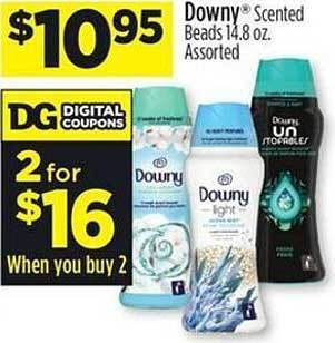 Dollar General Downy scented beads offer