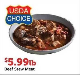 Fareway Beef stew meat offer