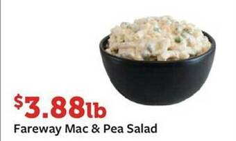 Fareway Fareway mac & pea salad offer