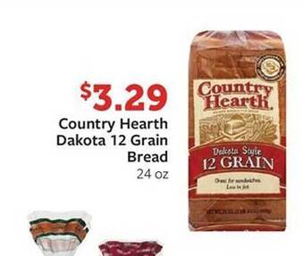 Fareway Country hearth dakota 12 grain bread offer