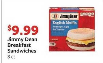 Fareway Jimmy dean breakfast sandwiches offer