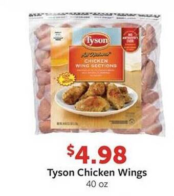 Fareway Tyson chicken wings offer