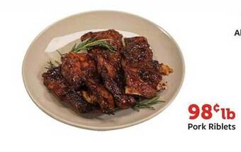 Fareway Pork riblets offer
