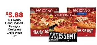 Fareway Digiorno hand tossed, rising or croissant crust pizza offer
