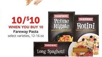 Fareway Fareway pasta offer