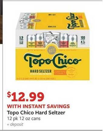 Fareway Topo chico hard seltzer offer