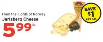 Hannaford Jarlsberg cheese offer