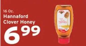 Hannaford Hannaford clover honey offer