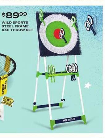 Academy Wild sports steel frame axe throw set offer