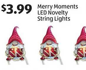 Aldi Merry moments led novelty string lights offer
