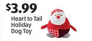 Aldi Heart to tail holiday dog toy offer