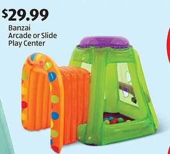 Aldi Banzai arcade or slide play center offer