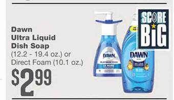 Forest Hills Food Dawn ultra liquid dish soap offer