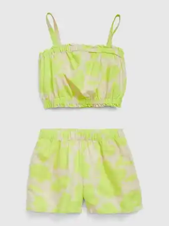 Gap Kids Kids linen-cotton floral outfit set offer