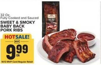 Food Lion Sweet & Smoky Baby Back Pork Ribs offer