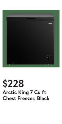 Walmart Arctic king 7 cu ft chest freezer, black offer