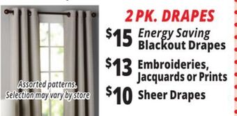 Ocean State Job Lot Curtains offer
