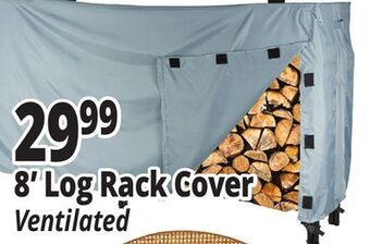 Ocean State Job Lot Outdoor living accents elite series log rack cover, 96" offer