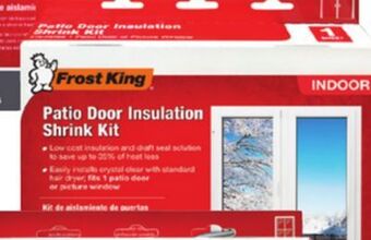 Ocean State Job Lot Single patio door shrink film insulation offer