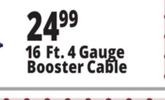 Ocean State Job Lot 16 ft. 4 gauge booster cable offer