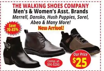 Ocean State Job Lot The walking shoes company men's & women's asst. brand offer