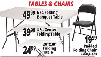 Ocean State Job Lot Tables & chairs offer