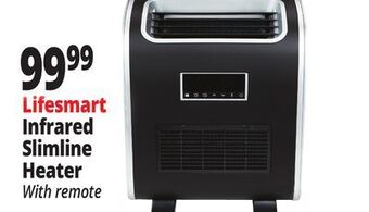 Ocean State Job Lot Lifesmart infrared slimline heater offer