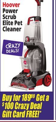 Ocean State Job Lot Hoover power scrub elite pet cleaner offer