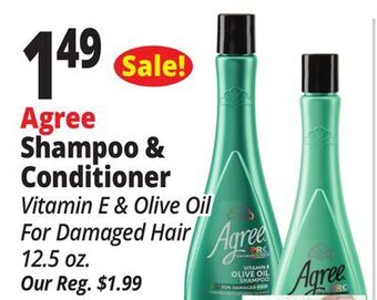 Ocean State Job Lot Agree shampoo & conditioner offer
