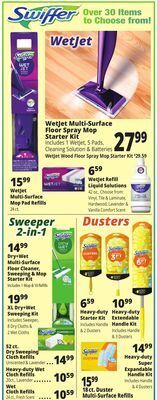 Ocean State Job Lot Wetjet multi-surface floor spray mop starter kit offer