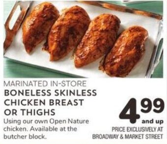 Albertsons Boneless Skinless Chicken Breast or Thighs offer