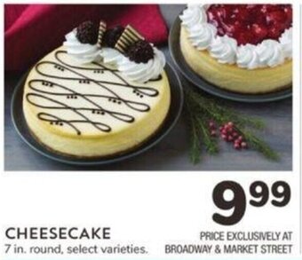 Albertsons Cheesecake 7 in. offer