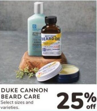 Albertsons Duke Cannon Beard Care offer