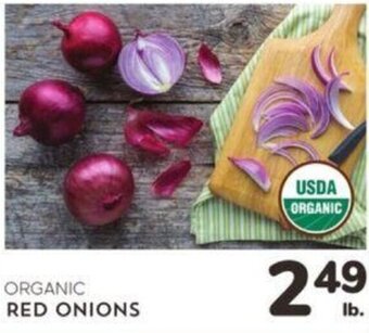 Albertsons Organic Red Onions offer
