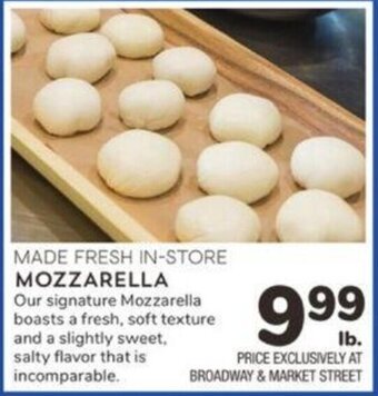 Albertsons Mozzarella offer
