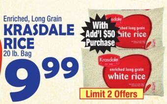 Bravo Supermarkets Krasdale rice offer