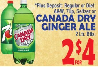 Bravo Supermarkets Canada dry ginger ale offer