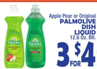 Bravo Supermarkets Palmolive dish liquid offer