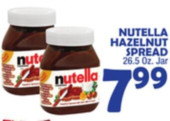 Bravo Supermarkets Nutella hazelnut spread offer