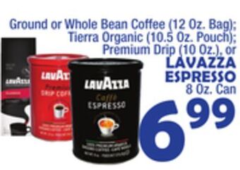 Bravo Supermarkets Lavazza espresso 8 oz. can offer