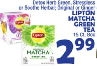 Bravo Supermarkets Lipton matcha green tea offer