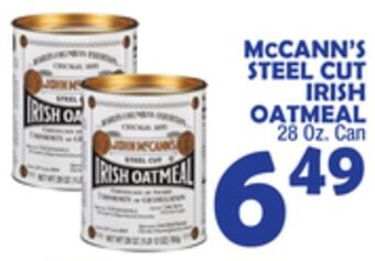 Bravo Supermarkets Mccann's steel cut irish oatmeal offer