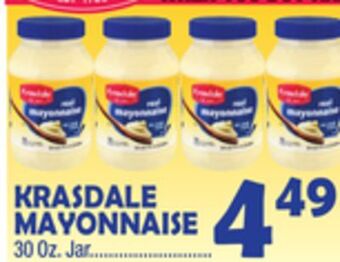 Bravo Supermarkets Krasdale mayonnaise offer