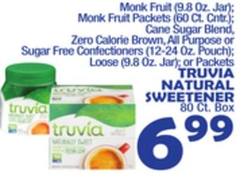 Bravo Supermarkets Truvia natural sweetener 80 ct. box offer