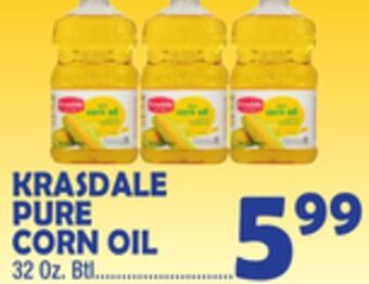 Bravo Supermarkets Krasdale pure corn oil offer