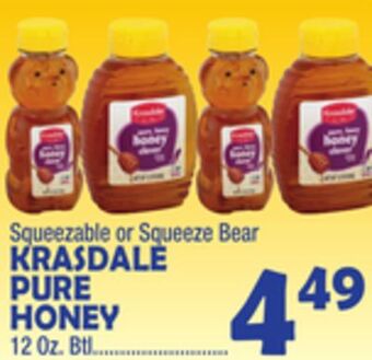 Bravo Supermarkets Krasdale pure honey offer