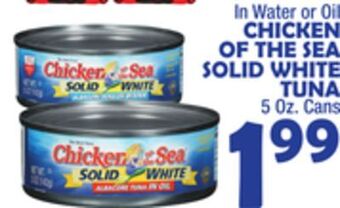 Bravo Supermarkets Chicken of the sea solid white tuna offer